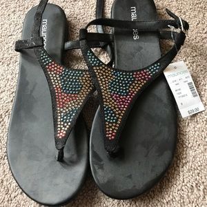 NWT Jeweled sandals